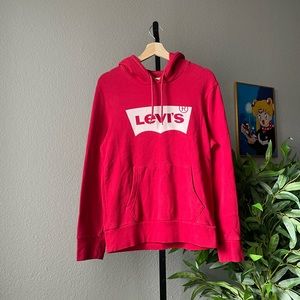 Vintage Red Levis Hoodie